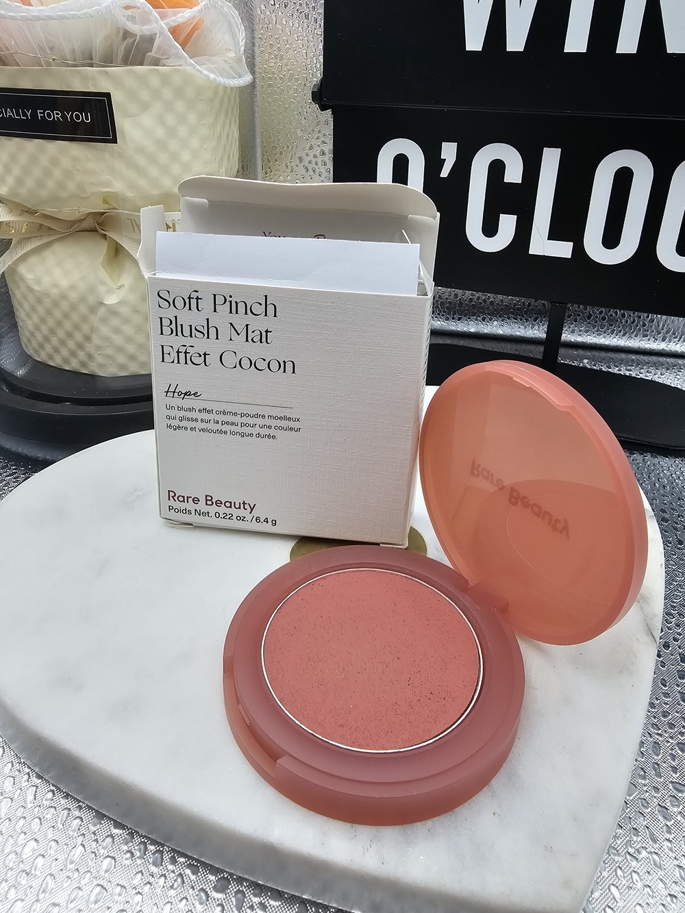 Rare Beauty Soft Pinch Blush Mat in Peachy Coral Pink